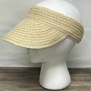 Old Navy Tan Straw Hat Classic Summer Accessory